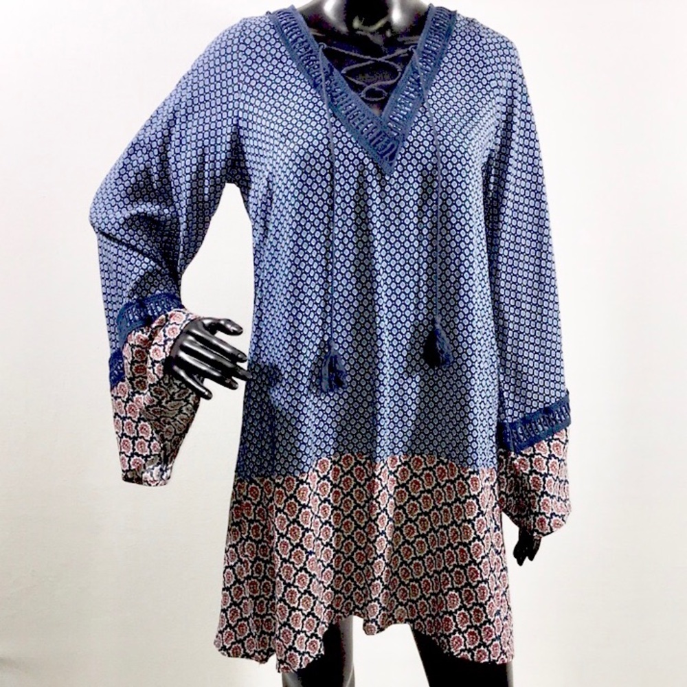 Anthropologie | Paisley Print Tunic Dress